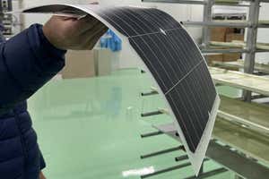 Bendy solar panels are just as good as regular ones